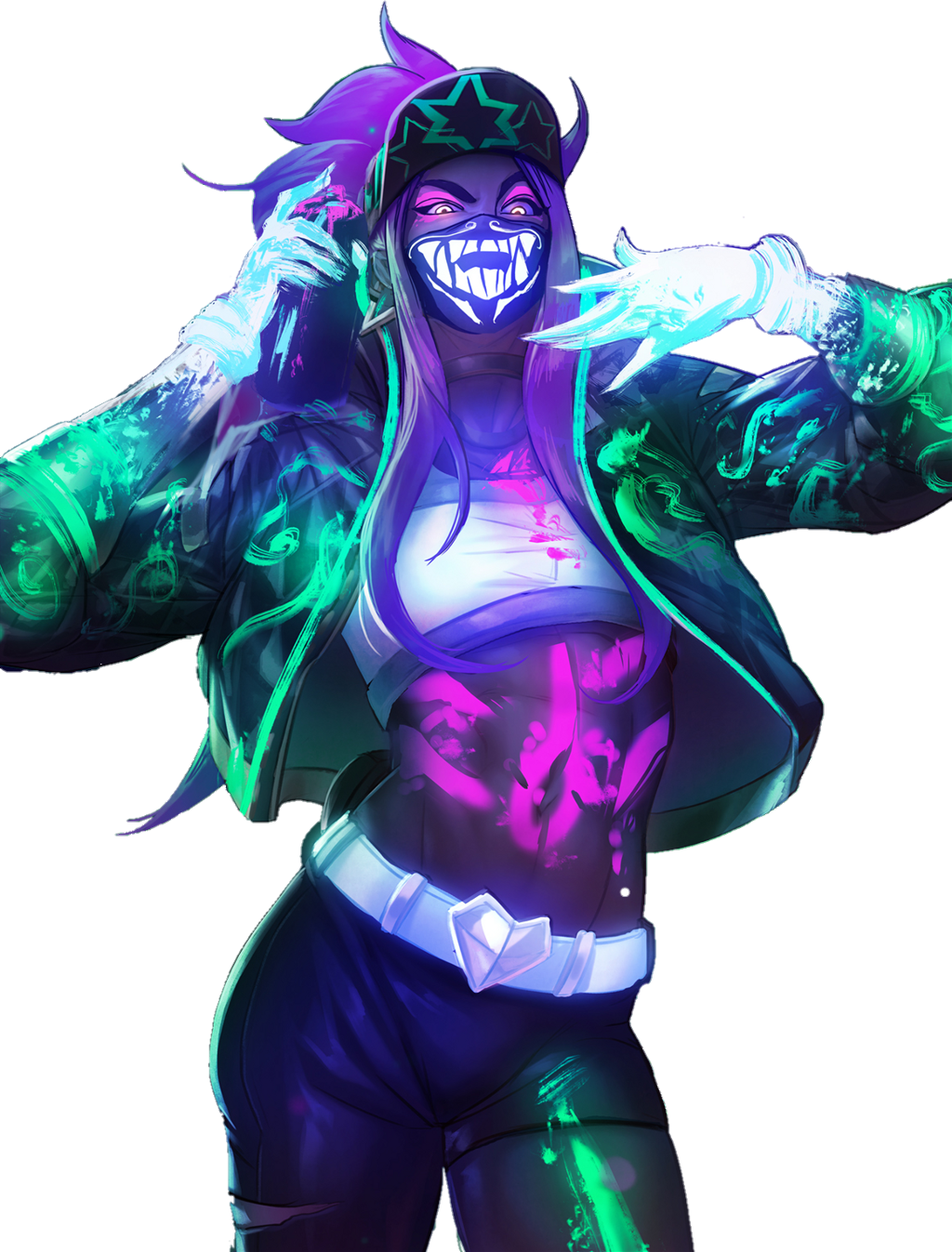Kda Sticker - Akali Kda (1024x1347), Png Download