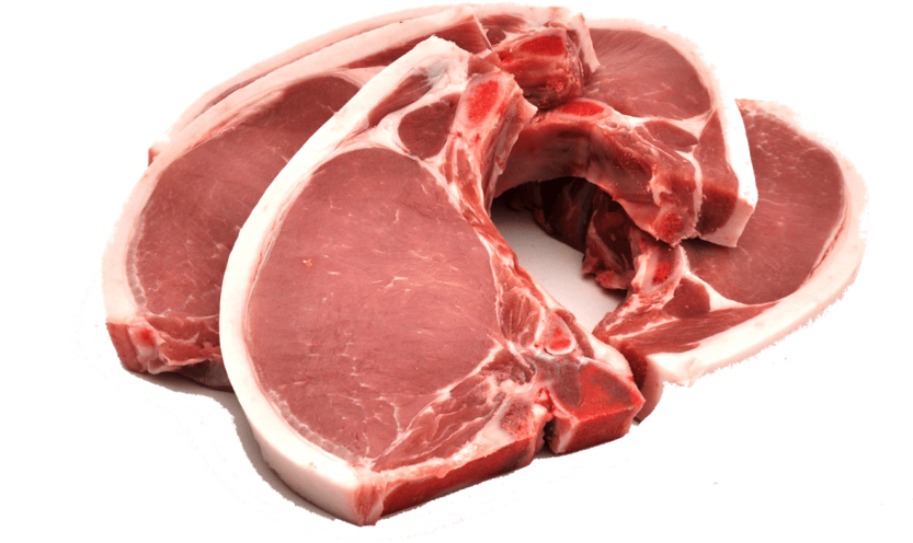 Free Png Download Meat Png Images Background Png Images - Assorted Pork Chops Per (850x543), Png Download