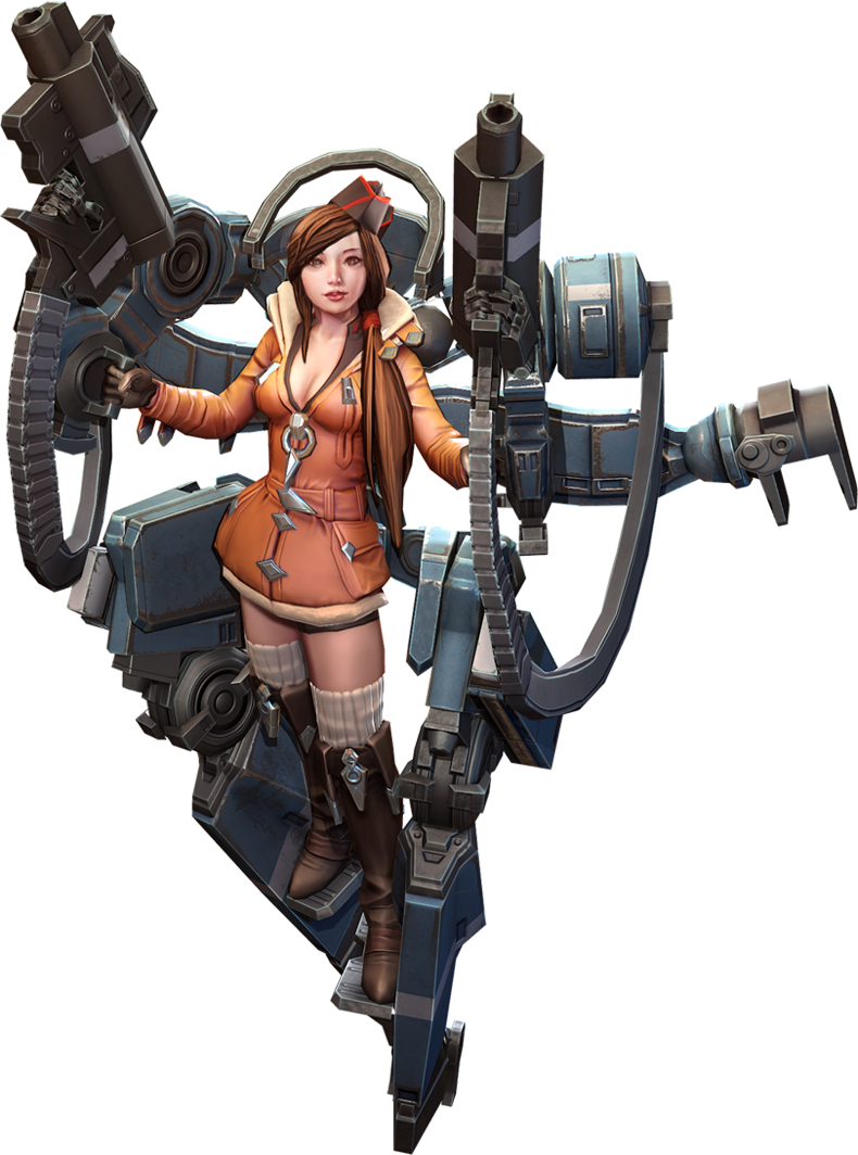 Skye Vainglory - Skye Vainglory Png (790x1064), Png Download