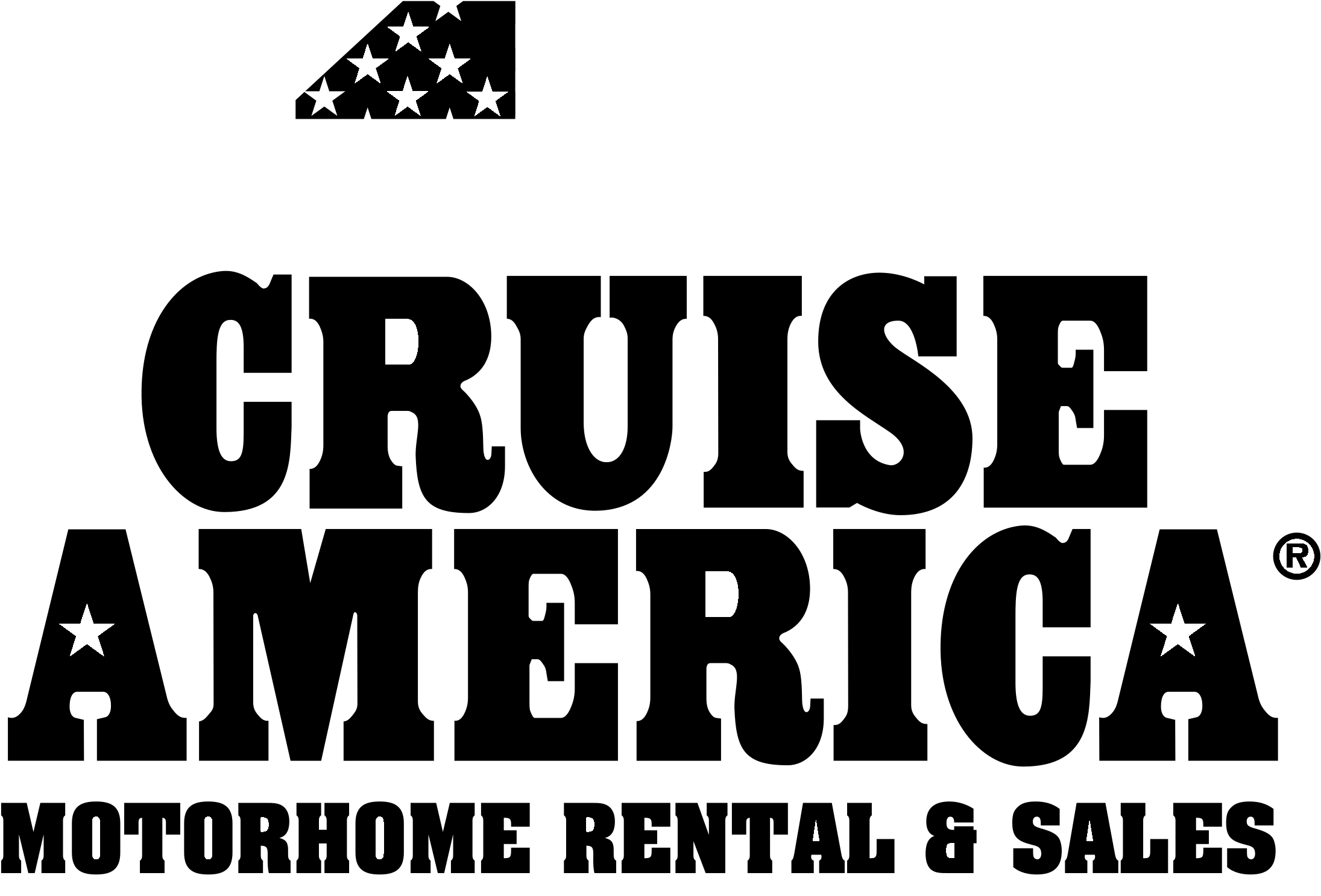 Cruise America Logo Black And White - Cruise America (2400x2400), Png Download