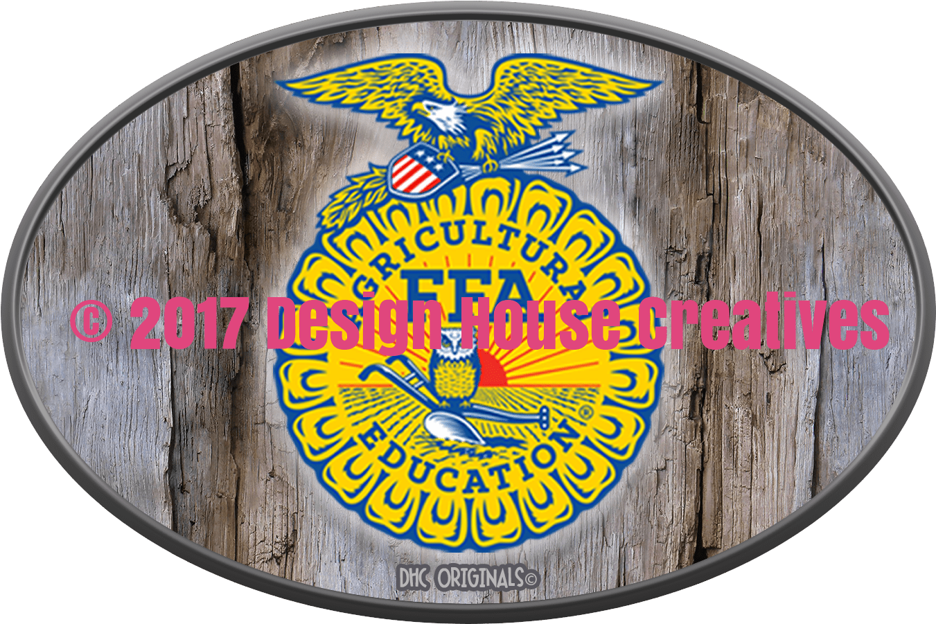 Officially Licensed Ffa™ Hand Hewn Wood Decal - Ffa Supporter (1500x1500), Png Download
