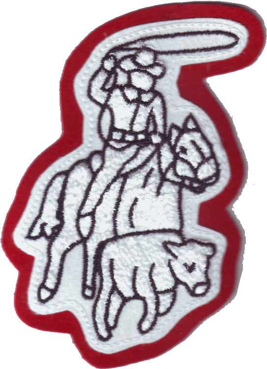 Calf Roping - Illustration (817x827), Png Download