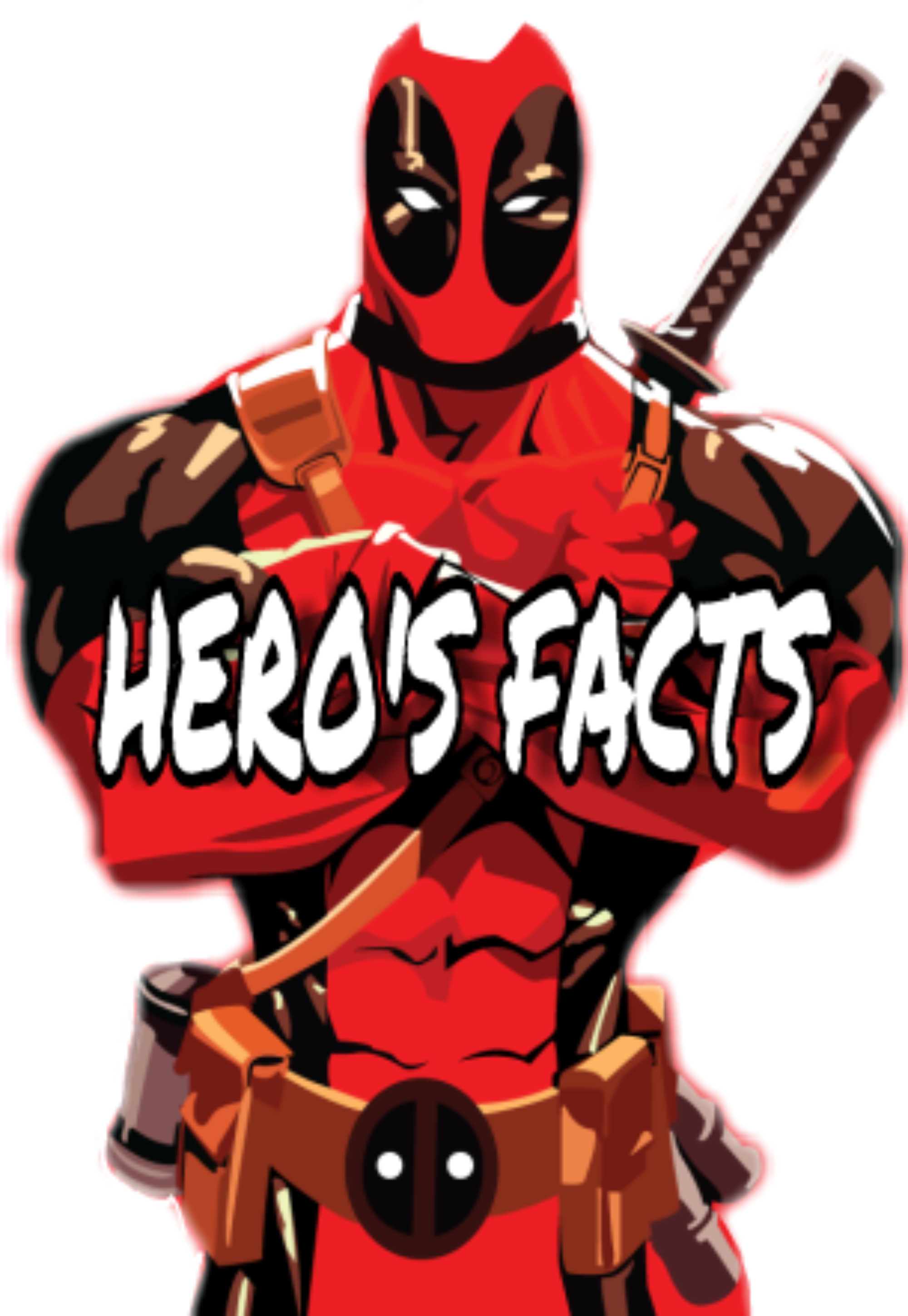 Caricatura Cuerpo Completo Deadpool (2000x2898), Png Download
