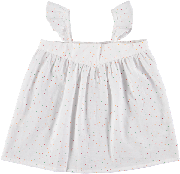 Picture Of Babies 'vanda' Confetti Print Blouse White - Polka Dot (600x600), Png Download