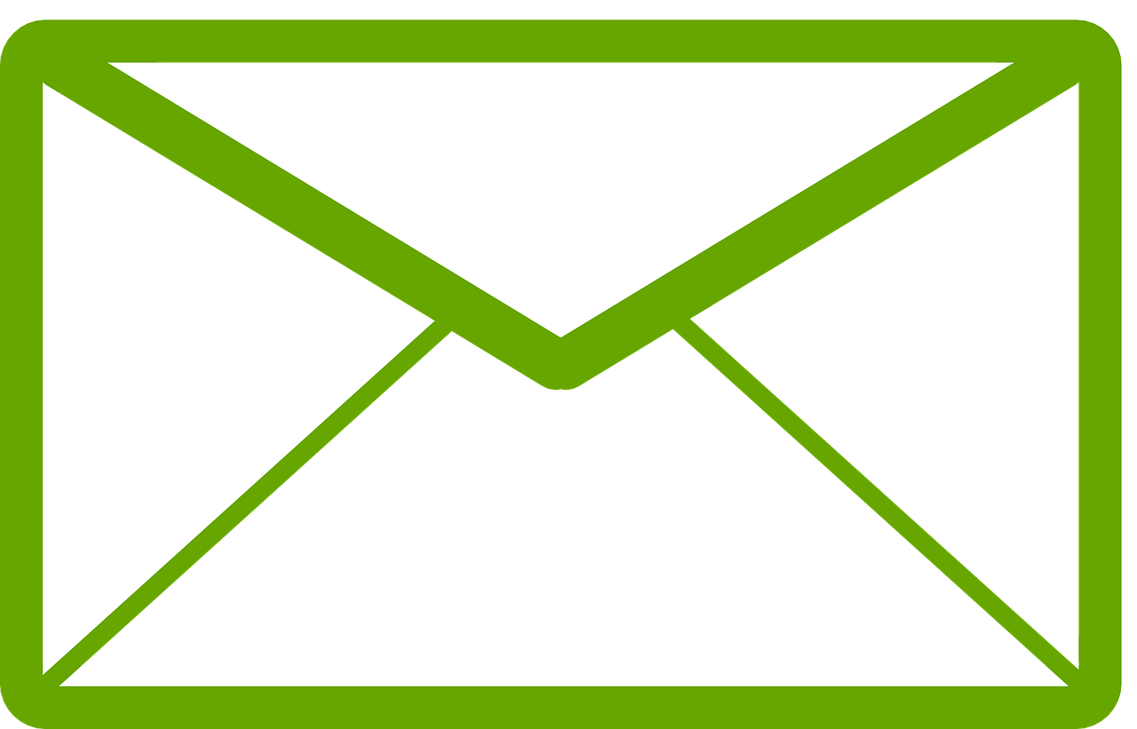 Email Letter Send - Mail Green (1280x821), Png Download