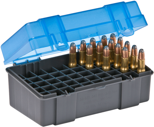 Plano 50-round Rifle Ammo Box - Caixa 50 Municao 22 (1000x667), Png Download