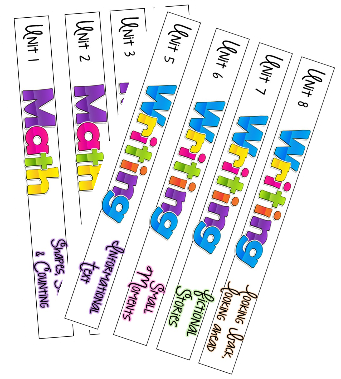 Spine Labels Template