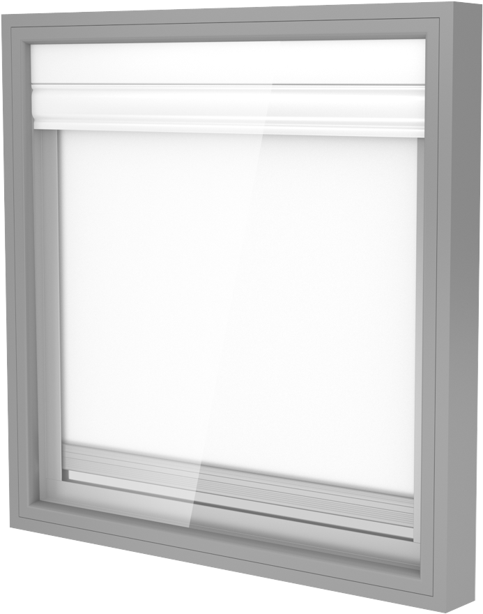 The Screenline® Blind Sl27m Roller With Motor Inside - Window (900x945), Png Download
