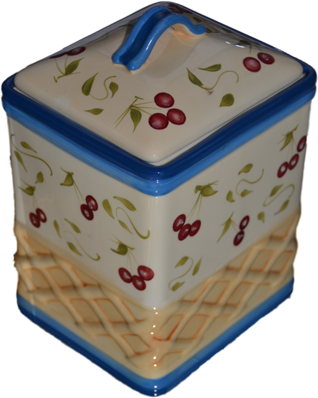 Clay, Cookie Jar, Decorative, Home, Inspirado, Kitchen, - Box (678x1024), Png Download