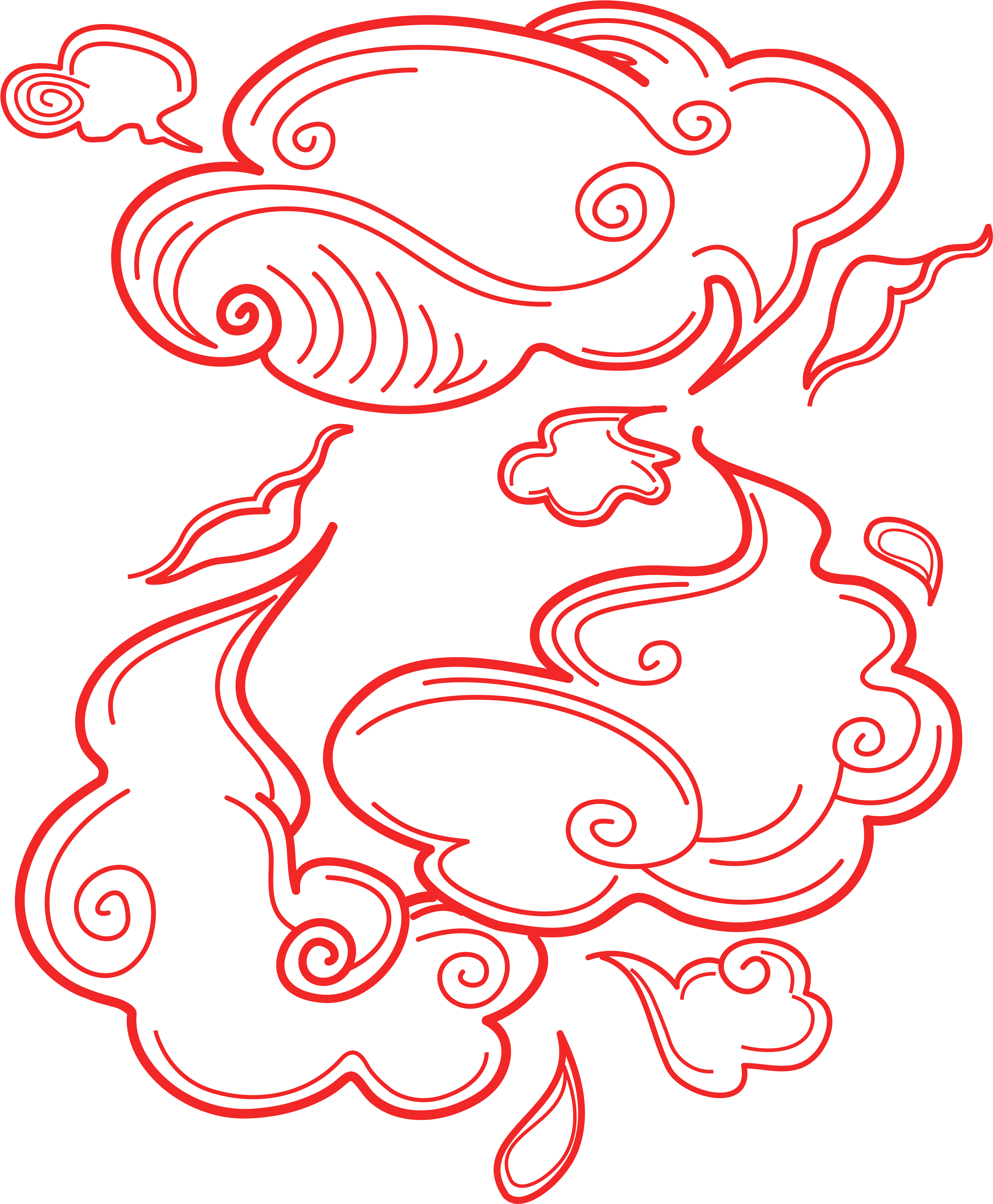 Pintado A Mano Puntos Líneas Nubes Png E Imagen Vectorial - Illustration (5670x5670), Png Download