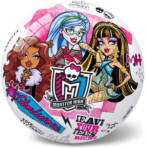 Monster High Ball - Cartoon (593x600), Png Download