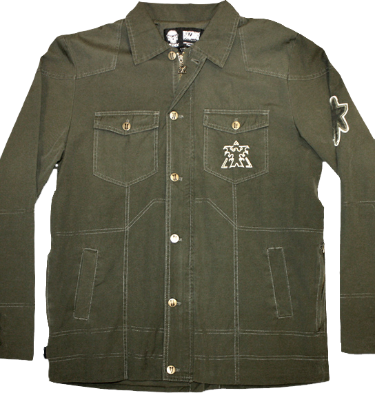 Terran War Machine Jacket - Button (544x570), Png Download