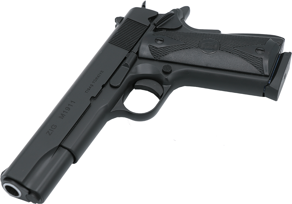 Zig M1911 A1 - Firearm (1250x832), Png Download