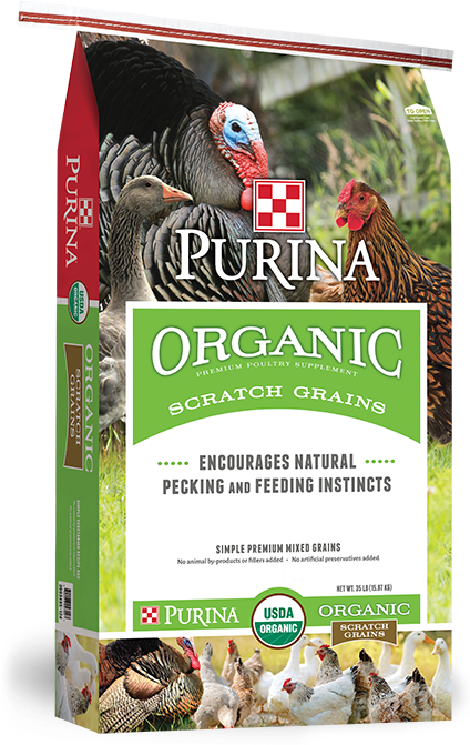 Purina® Organic Scratch Grains - Galliformes (450x693), Png Download