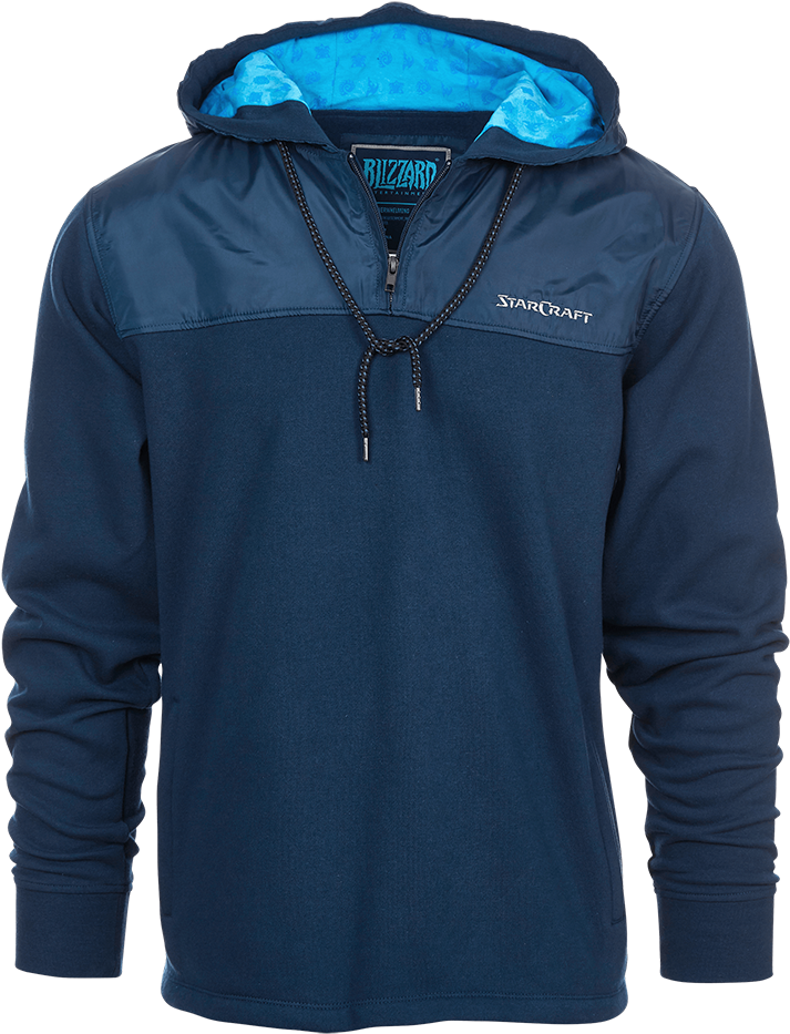 You've Asked For Them And They're Finally Here Rep - Starcraft Half Zip Hooded Pullover (1000x1000), Png Download