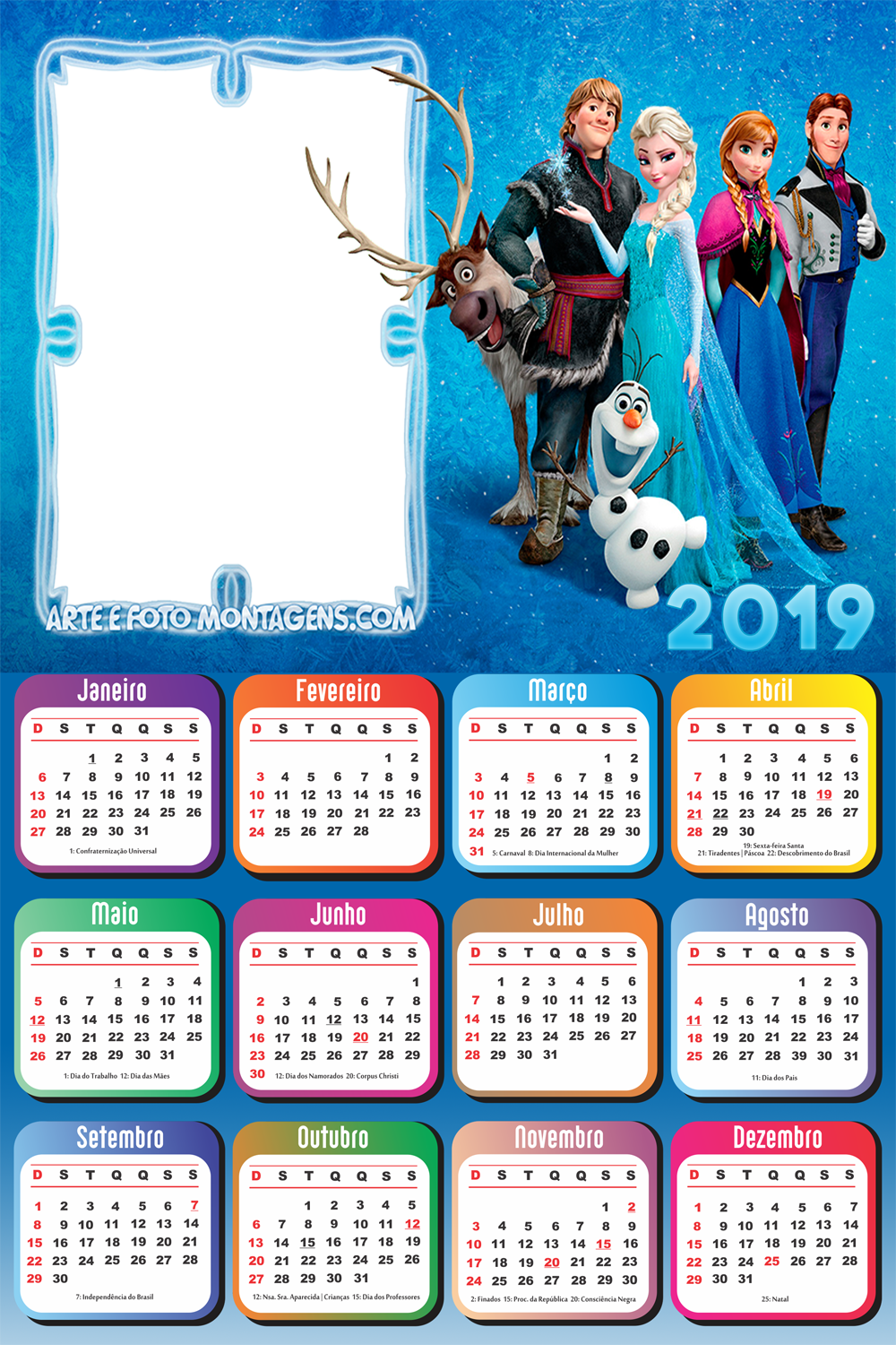 Download Calendario 2019 Frozen Filme Calendario 2019 Frozen Png Image With No Background Pngkey Com