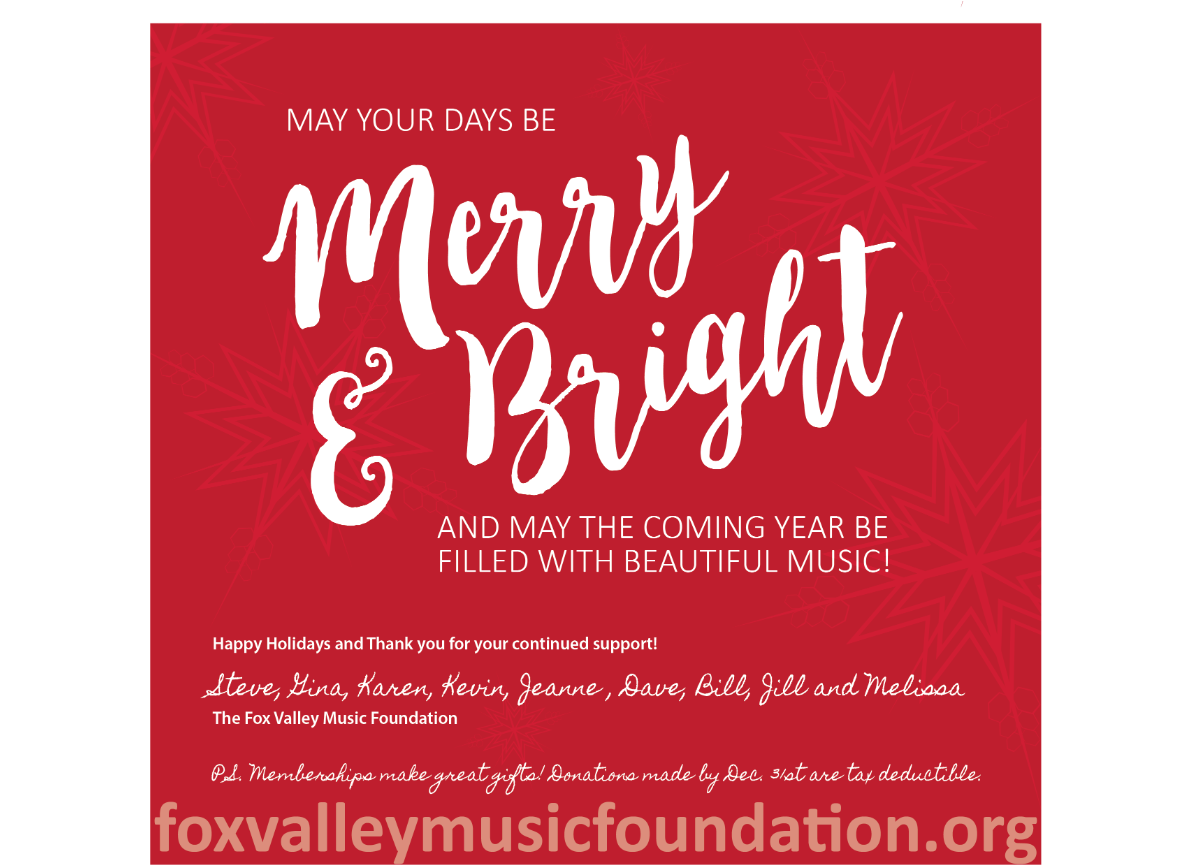 Let's Rock The Holiday With The Fox Valley Music Foundation - Calligraphy (1200x875), Png Download