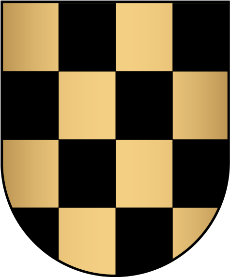 Heroldinė Paprasta Figūra Šachmatinis - Symmetry (595x595), Png Download