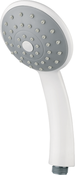 Essentials 1 Mode Shower Head White Product 29623 Gallery - Shower Head (258x600), Png Download