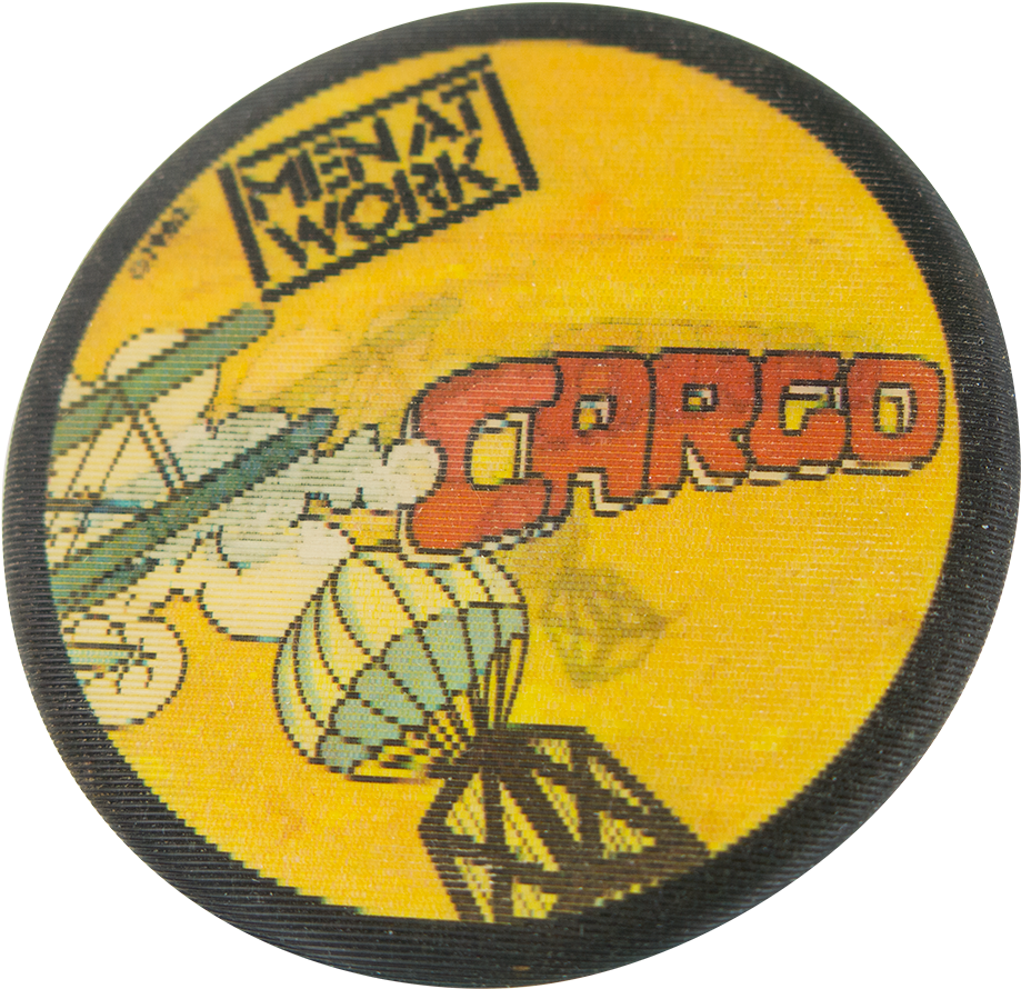 Men At Work Cargo Music Button Museum - Men At Work Down Under (1000x964), Png Download