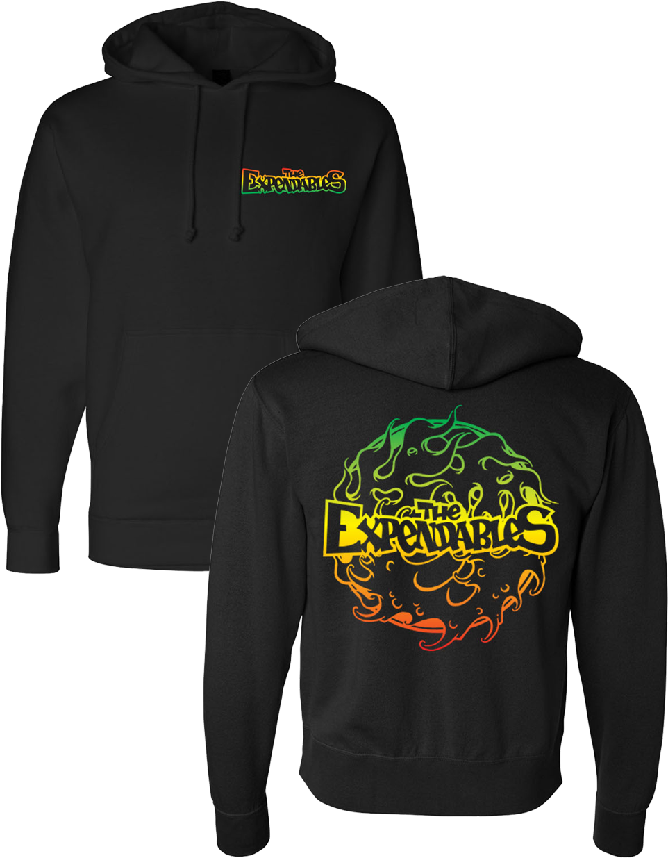 Rasta Spiral Pullover - Hoodie (1011x1300), Png Download