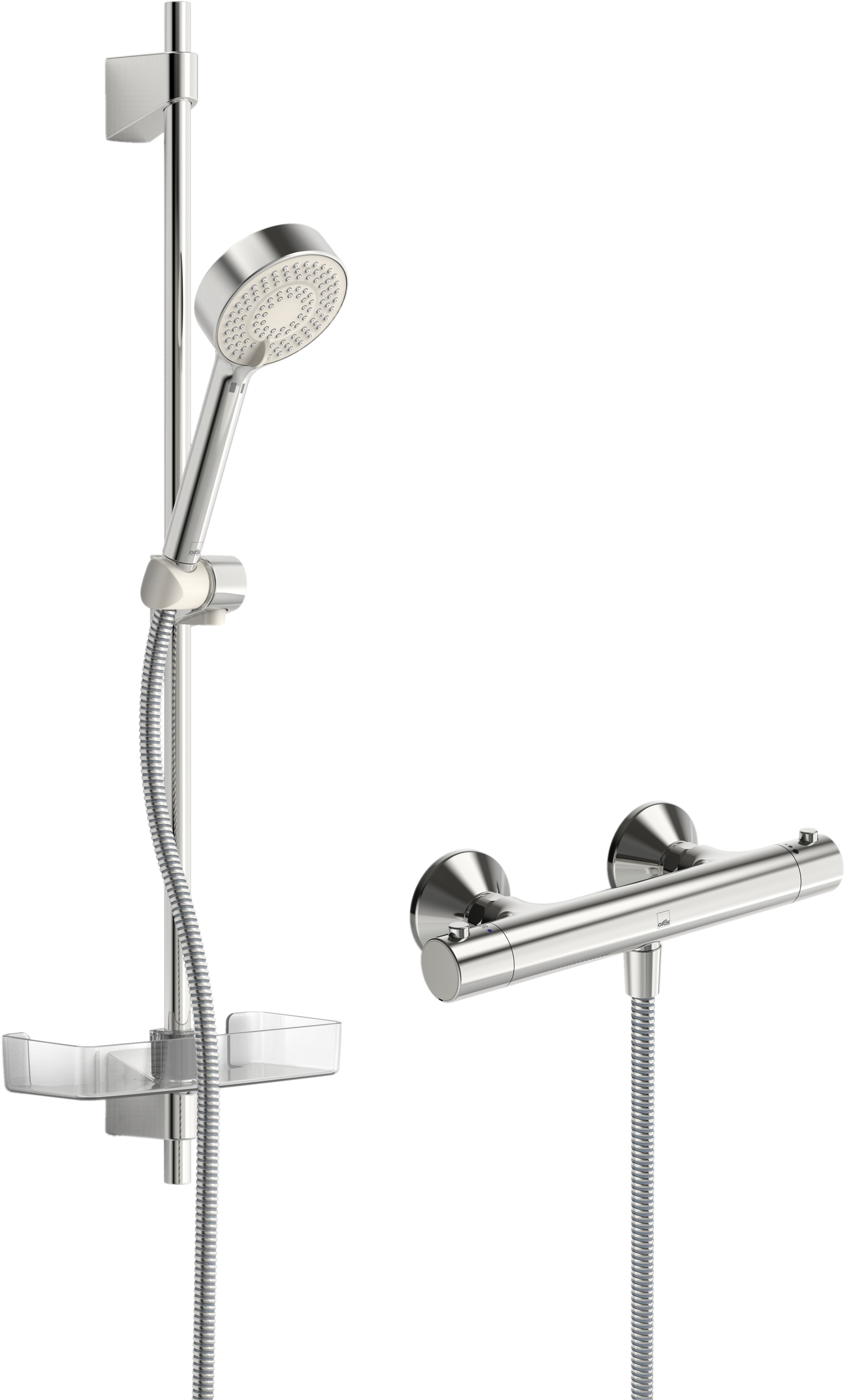 1349u Oras Safira, Shower Faucet With Shower Set, - Oras 1349u (2766x4582), Png Download