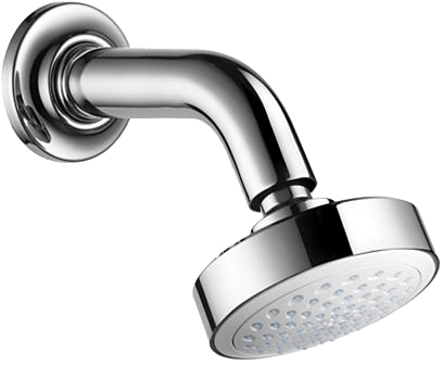 Mira Beat Shower Head Arm Chrome Product 32432 Gallery - Shower Head (408x336), Png Download