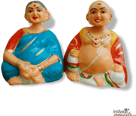 Tanjore Chettiar Doll - Chettiar Bommai Png (600x600), Png Download