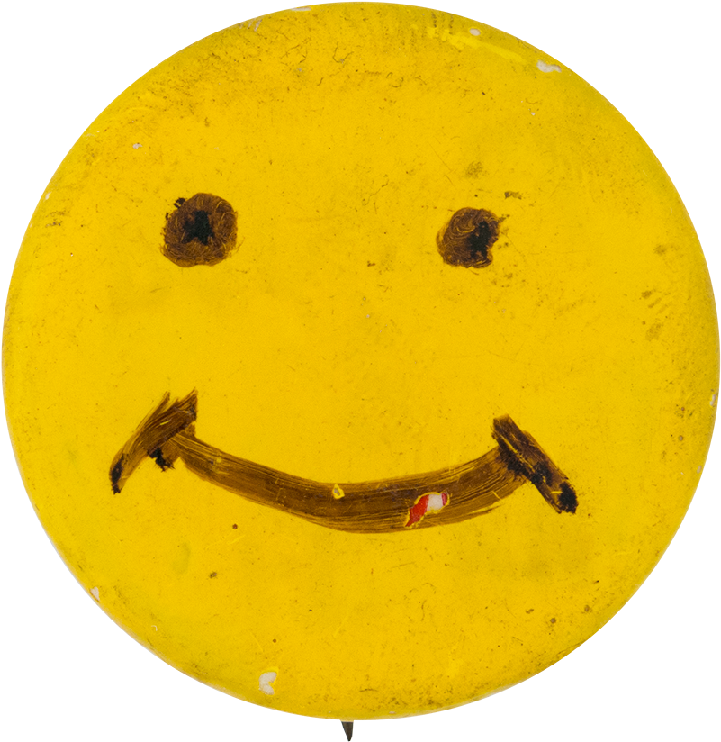 Hand Drawn Smiley Smileys Button Museum - Smiley (1000x1028), Png Download