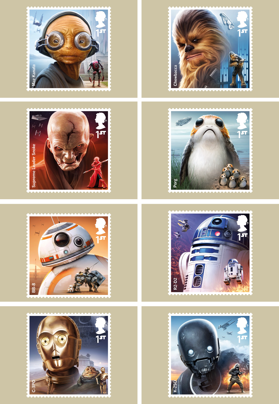 Great Britain “star Wars Episode Viii - Collage (1106x1600), Png Download