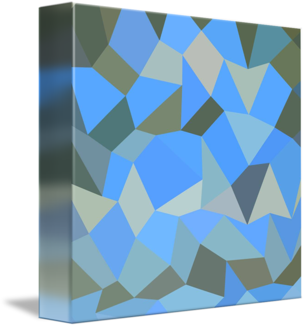 Blue Tumblr Background - Art Paper (606x650), Png Download