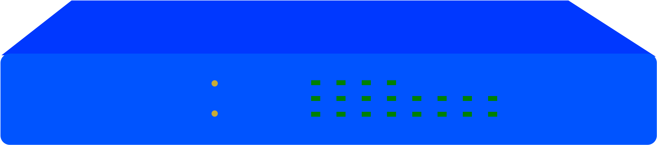 This Free Icons Png Design Of Trendnet Tpe-s44 Switch (2400x623), Png Download