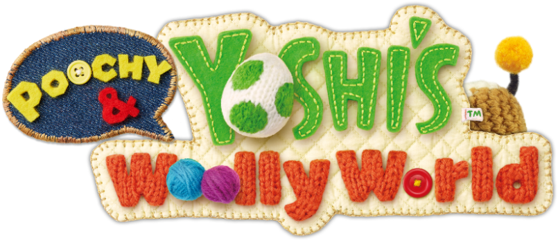Poochy & Yoshi's Woolly World Coming To 3ds In 2017, - Poochy And Yoshi Wooly World 3ds (1000x531), Png Download