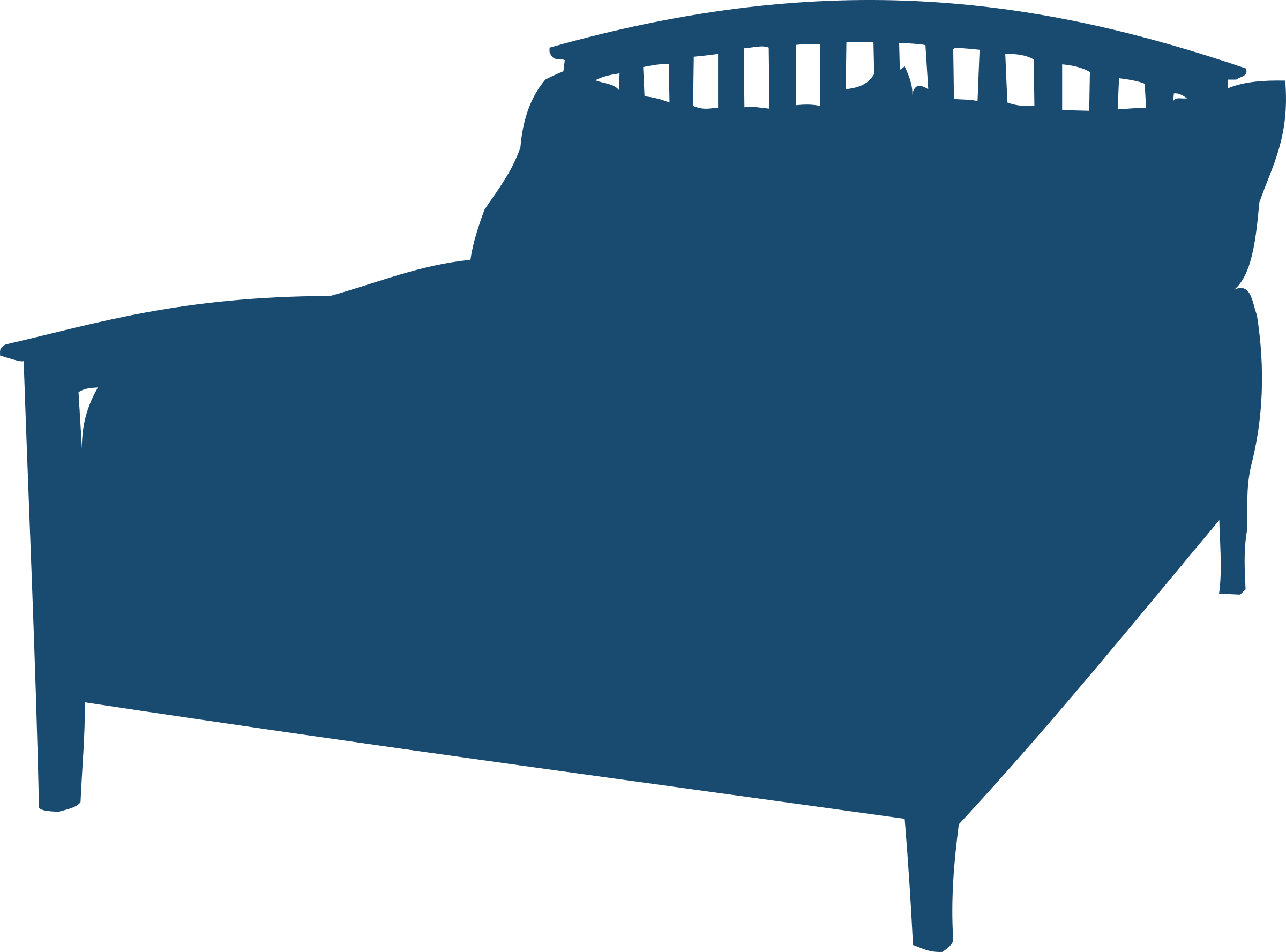 Clipart - Clipart Bed Png (2400x1777), Png Download