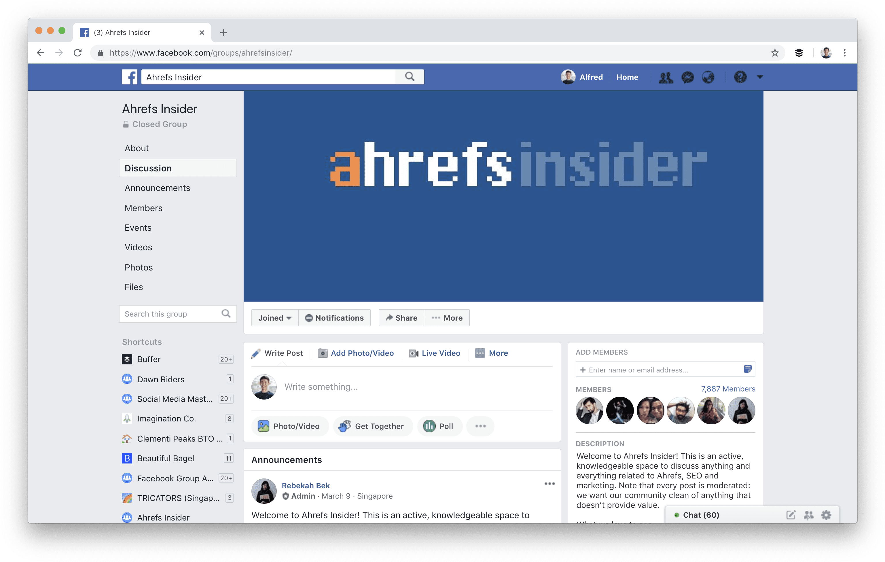Ahref's Facebook Group - Ahrefs (3104x1978), Png Download