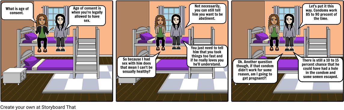 Abstinence - Cartoon (1164x385), Png Download