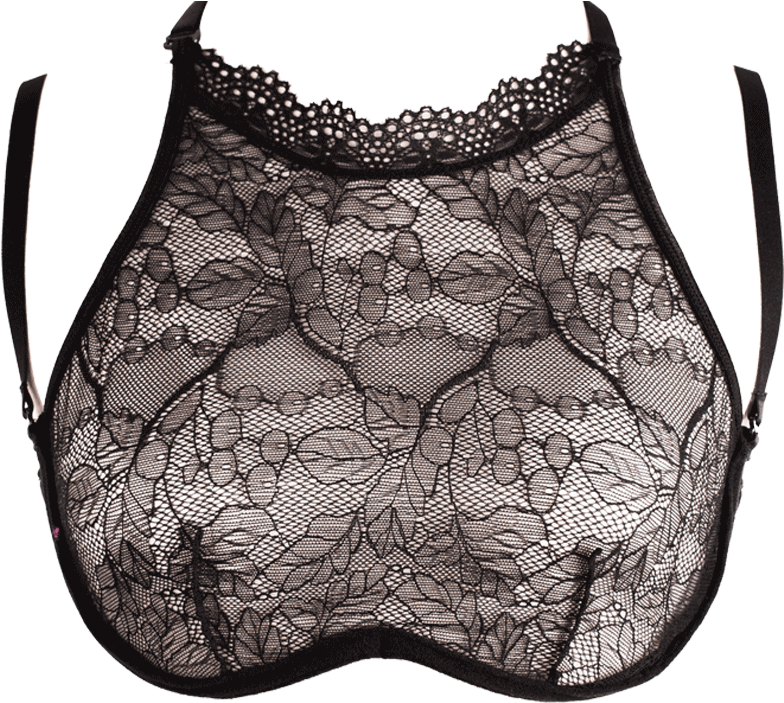 Jiu Muya 黛 Sexy Lace Thin Strap Underwear Full Cup - Lingerie Top (800x800), Png Download