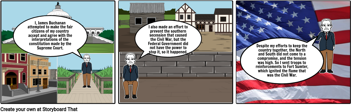 James Buchanan - Open Door Policy John Hay Comic (1165x386), Png Download