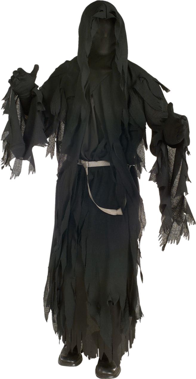 Lord Of The Rings Ringwraith Adult Costume - Lord Of The Rings Nazgul Cosplay (800x1268), Png Download