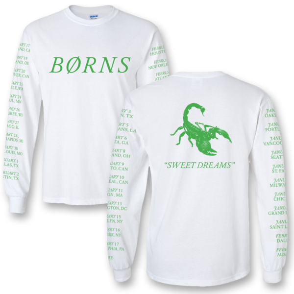 Sweet Dreams Long Sleeve T-shirt - Borns Supernatural Rose Crewneck Sweatshirt (600x600), Png Download