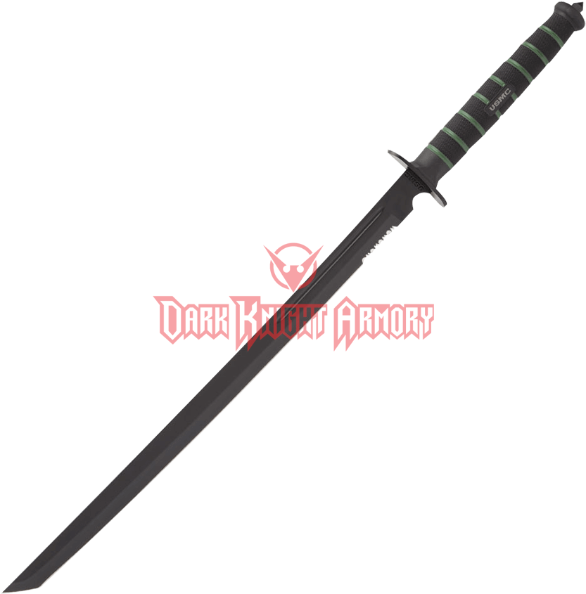 Graphic Blackout Tanto Sword Uc From Dark Knight - Sonik Sks Black (850x850), Png Download