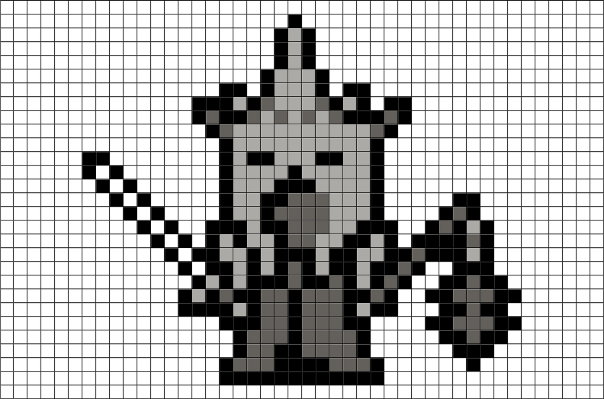 Lord Of The Rings Witch-king Of Angmar Pixel Art From - Pixel Art Lord Of The Rings (880x581), Png Download