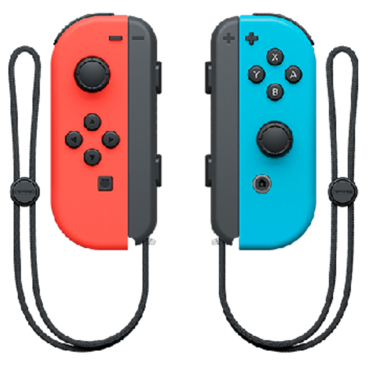 1-swoootch - Nintendo Switch Joy Cons Red And Blue (1200x675), Png Download