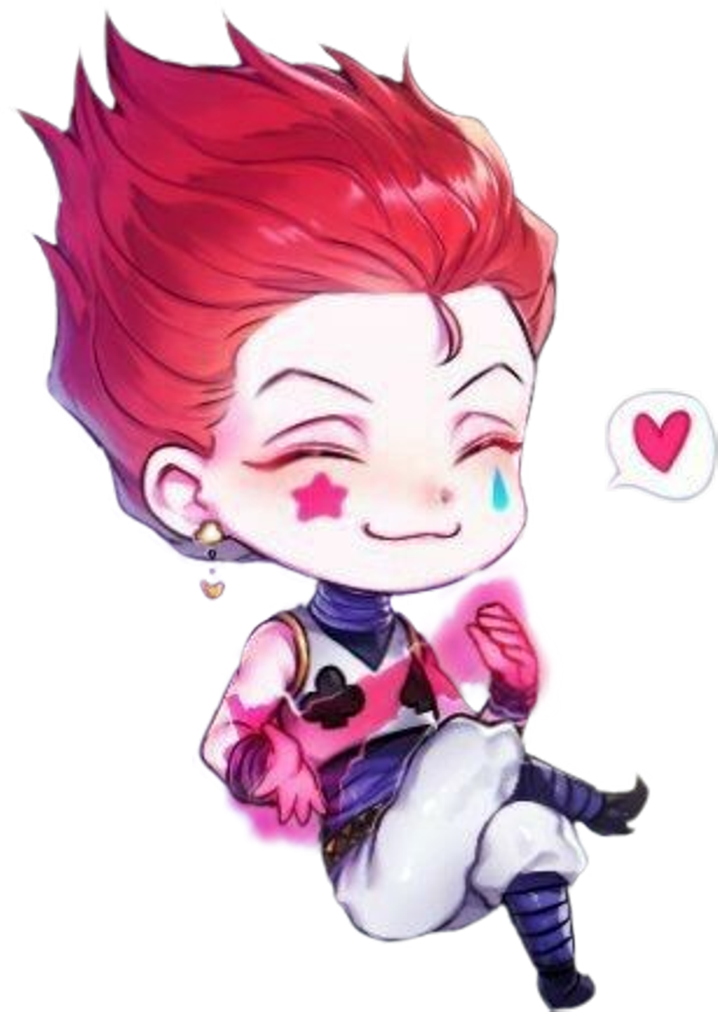 Hisoka Sticker (1024x1443), Png Download