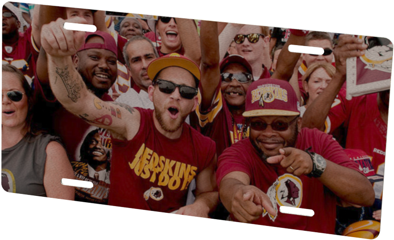 Washington Redskins Custom Metal Photo - Fun (1024x768), Png Download