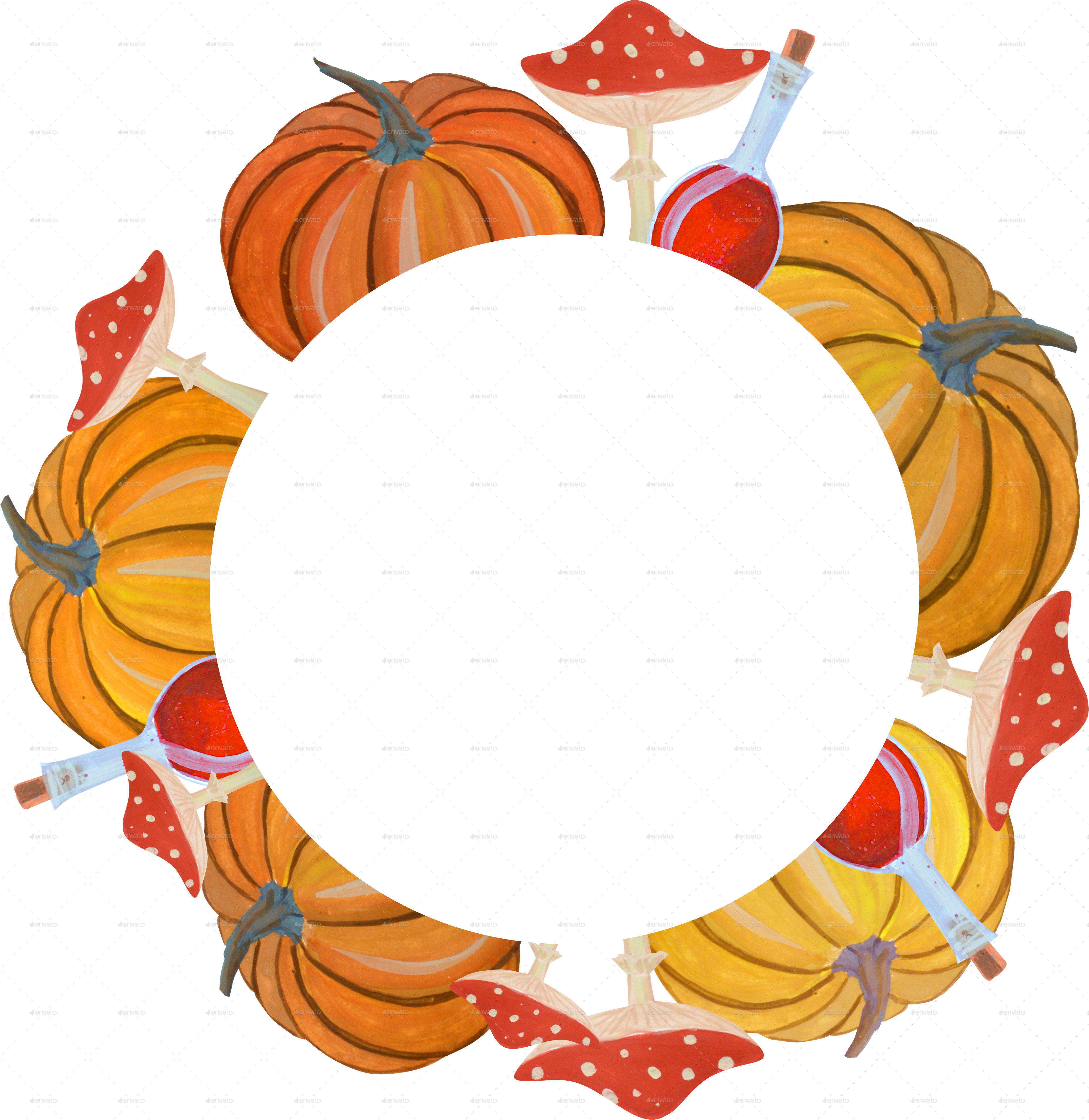 Cliparts/png/25 - Pumpkin (3711x3817), Png Download