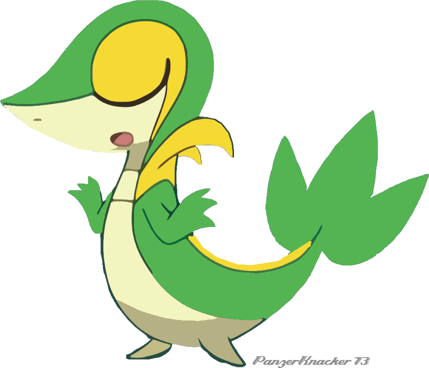 Png - Cutest Snivy (858x736), Png Download
