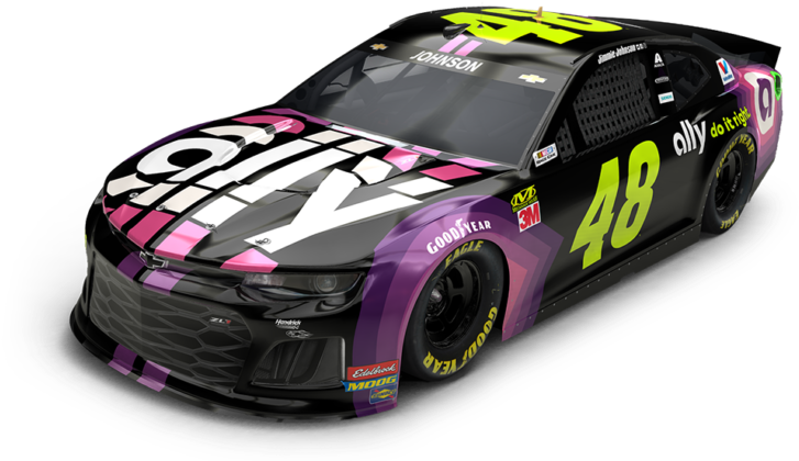 The Car - Jimmie Johnson 2019 Paint Scheme (760x450), Png Download