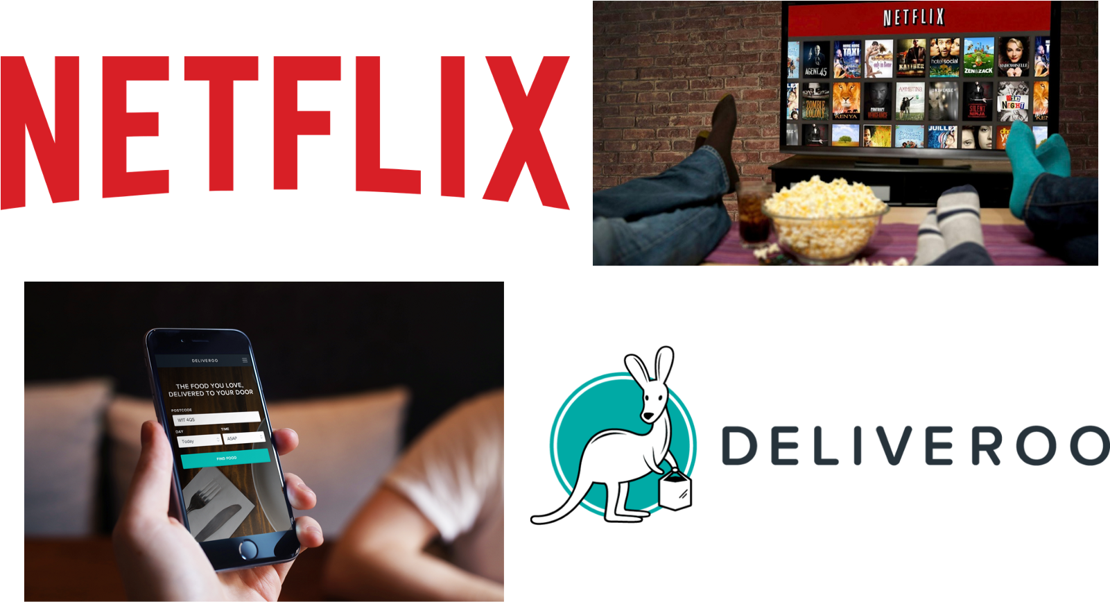 Netflix Deliveroo (1600x912), Png Download