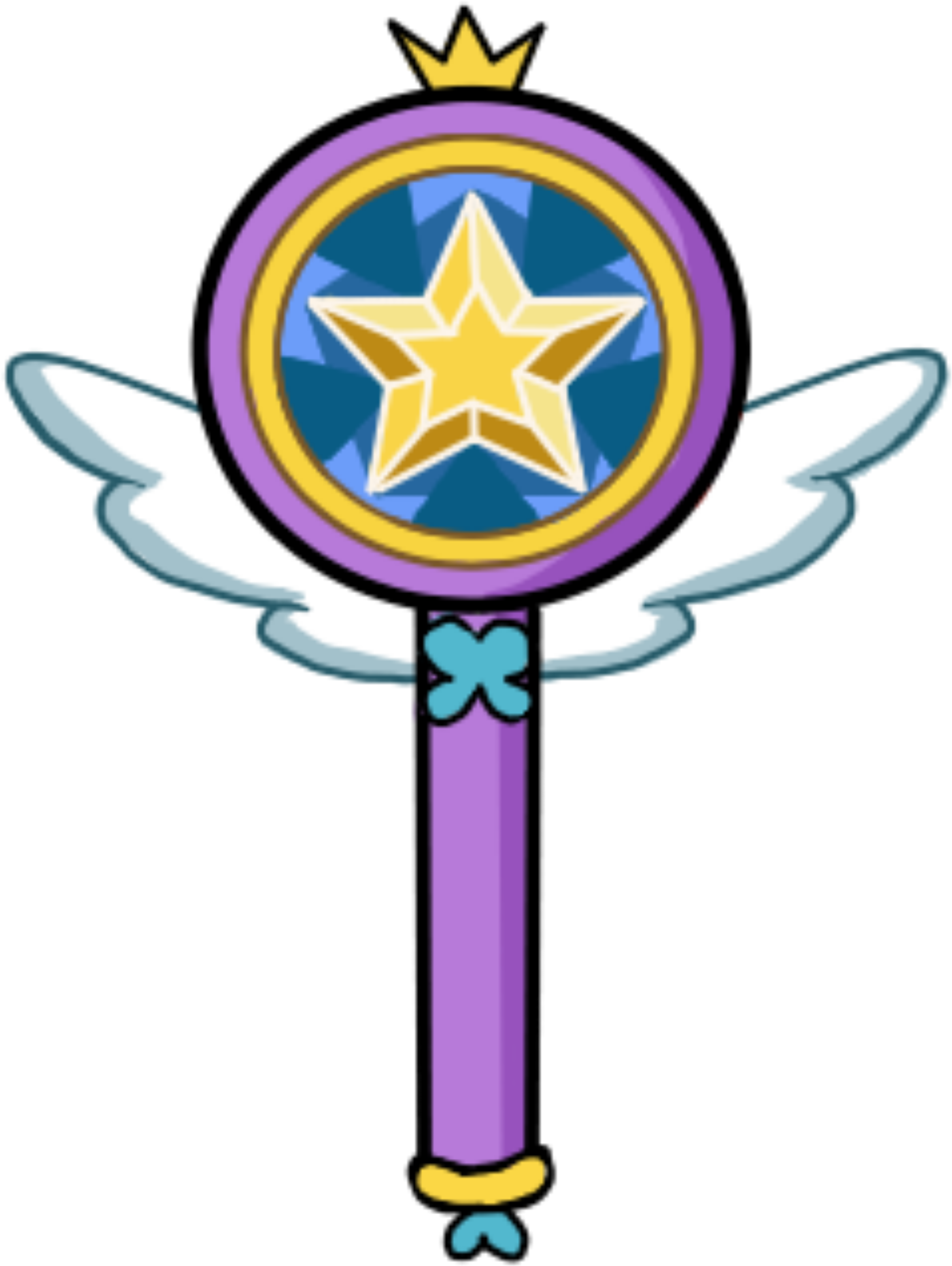 Disney On Ice, Disney Xd, Starco, Star Butterfly, Force - Star Butterfly Broken Wand (2362x3496), Png Download